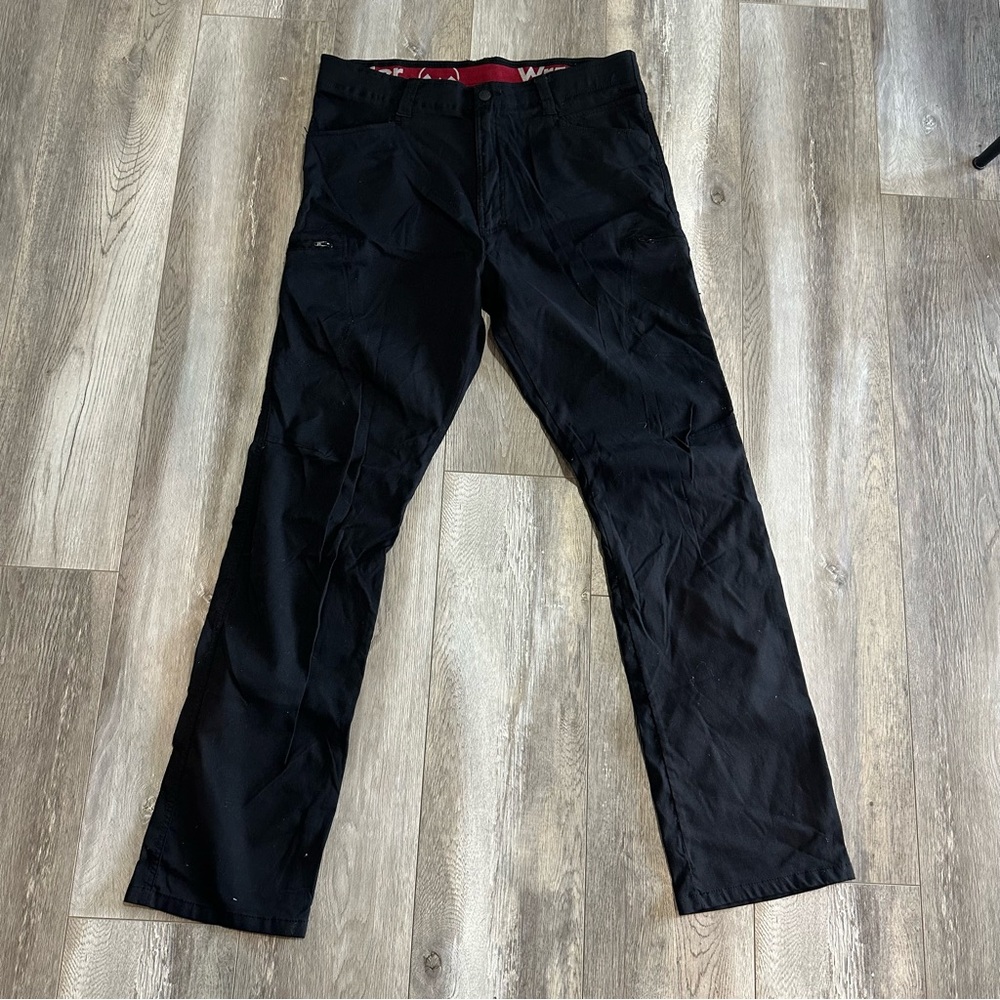 Wrangler Mens Black Stretch Pants